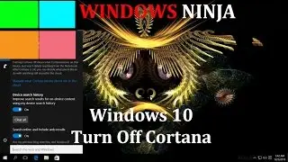 Windows 10 - Turn Off Cortana
