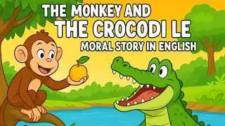 The Monkey 🐒 and the Crocodile 🐊| kids stories| Stories in English 