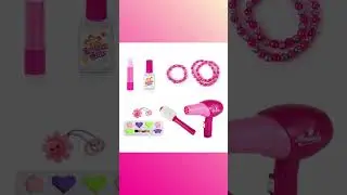 ✨ Pink Princess Dressing Table Set | 30pcs Vanity Playset for Kids