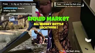 Mr Faber Work : Liquid Market (Raf) - All Whisky Bottle Locations (New mission GTA Online)