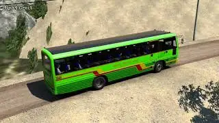 NWKRTC bus driver struggling in narrow hill road - @alphagenix