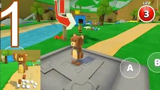 Super Bear Adventure - Gameplay Walkthrough Part 1 - Beginning In Turtletown (iOS, Android)