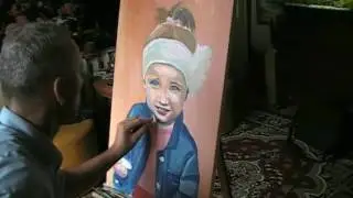Portret olejny małej Uli