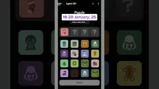 Agent 301 puzzle Daily Combo | 19 January | Agent 301 daily Puzzle combo |