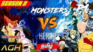 One Punch Man Season 3 MONSTER Vs HERO Association Full Battle!