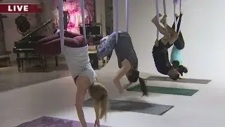 Aerial Yoga at Elevate Yoga and Wellness