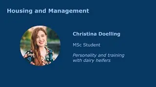 NSERC IRC in Dairy Cattle Welfare - Nov 2023: Personality and Training with Dairy Heifers