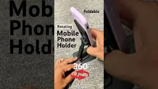 360&deg; Rotation Foldable Mobile Phone Holder #phoneholder #mobileholder #phonestand #stand