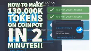 HOW - TO Make 130k tokens on Coinpot.co in 2 minutes! The best BTC profit strategy!