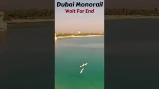 Dubai Monorail Tour | Best Places To Visit in Dubai UAE #dubaishorts #uaeshorts #monorailshorts