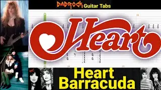 Barracuda - Heart - Guitar + Bass (Backing Track With TABS)