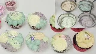 How to Mix Pastel Colors using natural ink food color | Whippit Classic & Butter frosting