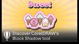 Discover how to use the CorelDRAW&rsquo;s Block Shadow tool