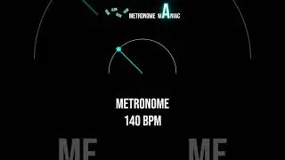 METRONOME 140 BPM 🎶 #shorts