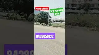 Residential villa plots for sale in ponmar Chennai,near DABC layout inside CT 8428856132