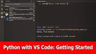 Python with VSCode Tutorial : Getting Started
