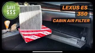 Lexus ES 350 Как заменить салонный фильтр 2012 - 2018