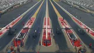 Matthew Cummings, Anthony Troyer, Jackie Fricke, Jamie Noonan, Top Alcohol Dragster, Qualifying Rnd