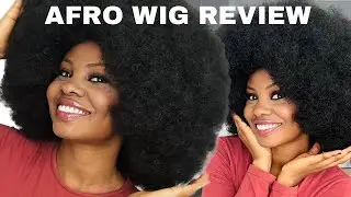 AFRO WIG REVIEW | AMAZON FIND | SOFTEST HAIR EVER | KALYSS BRAND