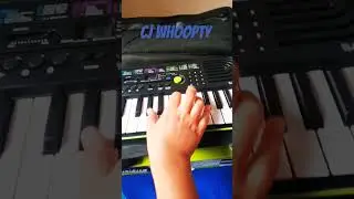 CJ Whoopty song on piano
