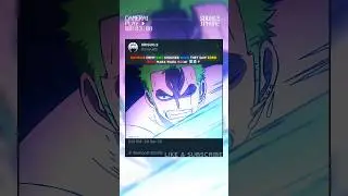 HAWKINS UNDERESTIMATE ZORO 🥶⚡