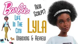 LYLA BARBIE LIFE IN THE CITY DOLL 😲 NEW SCULPT!?! 👑 EDMOND'S COLLECTIBLE WORLD 🌎:  UNBOXING & REVIEW
