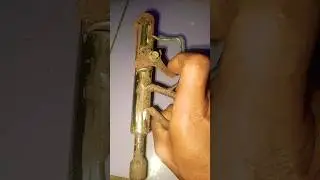 Full power!! handmade simplest trigger mechanism #shorts