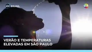 S&atilde;o Paulo entra em 'modo ver&atilde;o' e registra calor intenso na v&eacute;spera do Natal | #SBTBrasil