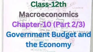 Government Budget and the Economy| Macroeconomics (PART- 2/3)| Class- 12th || By Komal Mam