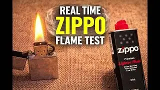 Real Time Zippo Flame Test 🔥 | Original Zippo? #video #zippo #lighter #trending #test  #viral 