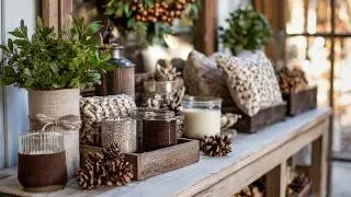 Rustic Winter Decor After Christmas That Wraps Your Home in Cozy Charm