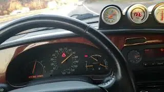 Merging onto the highway in the cold with my holset saab ng900