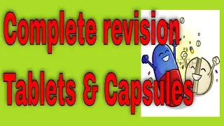 Everything aboutTablets and capsules