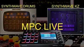 Beat Making | Akai MPC Live ver. 2.6 | Beatskillz Synthwave Drums