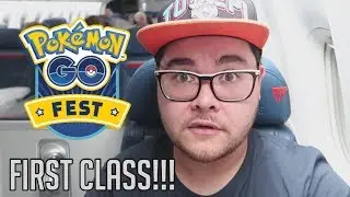I TRAVELED FOR 65+ HOURS TO POKEMON GO FEST & FIRST CLASS FLIGHT!