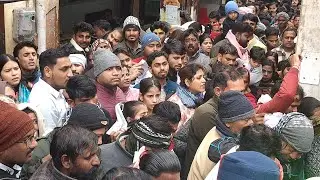 आज बाँके बिहारी के लाइव दर्शन वृंदावन प्रवेश मार्ग का फुल नजारा #trending #like #india #love