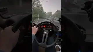 A Citro&euml;n CX performs excellent in rain 🌧️💧🌂 #retroride #citroen