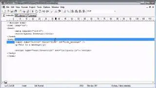 Hide msg by button