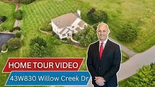 Stunning Custom Home on 1+ Acre in Elburn | 43W830 Willow Creek Dr House Tour