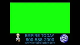 Empire Today Commercial Template in Green Screen (2008)