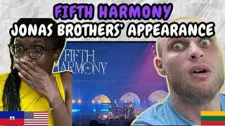 REACTION TO Fifth Harmony Reunites as Jonas Brothers Special Guest - Dallas, TX| FIRST TIME WATCHING