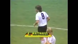 1986WC Lothar Matth&auml;us vs France 2-0 (World Cup Semi-Final) | All Touches