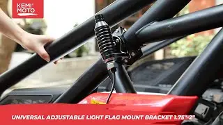 Universal Adjustable Light Flag Mount Bracket 1.75