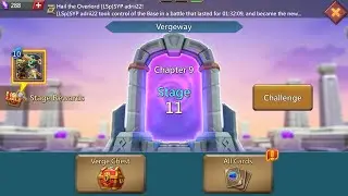 Lords mobile Vergeway chapter 9 stage 11