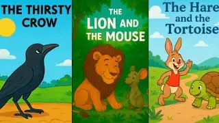 Read Aloud: The Thirsty Crow, The Hare and the Tortoise, The Lion and the Mouse