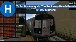 OpenBVE Fiction: The Rockaway Beach Branch (H) Line to Far Rockaway (R160B Simens)