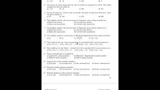 Index numbers 1 marks important questions with solution PUC 2 year  Statistics Passing Package