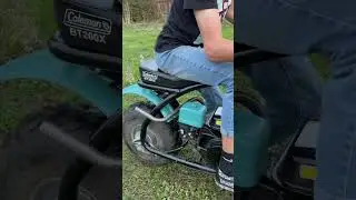GoPowerSports Header Pipe added to Coleman minibike