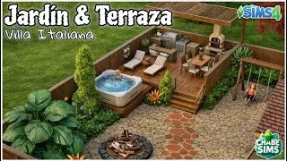 Diseñé Jardín y Terraza de Villa Italiana | Parte 2 | The Sims 4  Speed Build