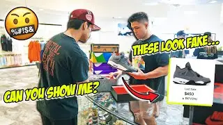 CASHING OUT CUSTOMERS IN OUR SNEAKER STORE! *Day in the Life of a Sneaker Store Owner*